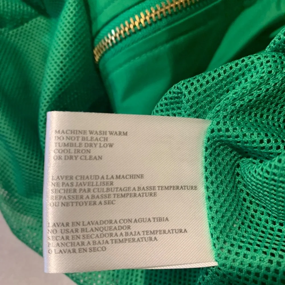 Michael Kors Green Hooded Jacket sz M